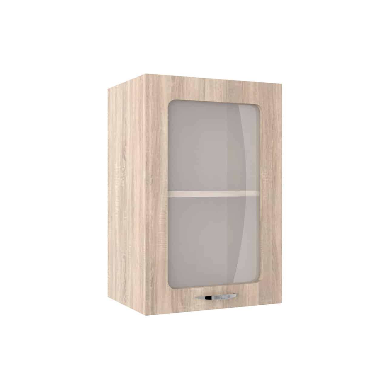 Шафа верхня МК Compact зі скляним фасадом 600х400х280мм